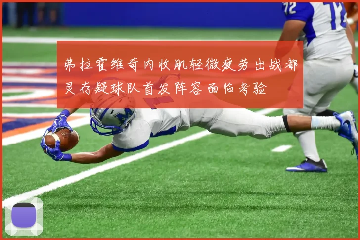 弗拉霍维奇内收肌轻微疲劳出战都灵存疑球队首发阵容面临考验