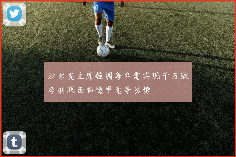沙尔克主席强调每年需实现千万欧净利润面临德甲竞争劣势